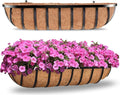 2pcs 30' Planter, Metal Window Box by LAWYAMAI
