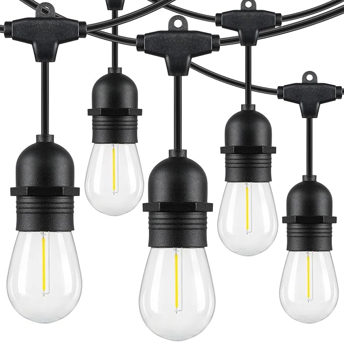 Lakumu 48FT LED Outdoor String Lights by Lakumu