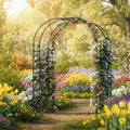 Garden Arch Trellis for Climbing Plants - 59 L x 86.6 H Metal Outdoor Arbor by Unknown