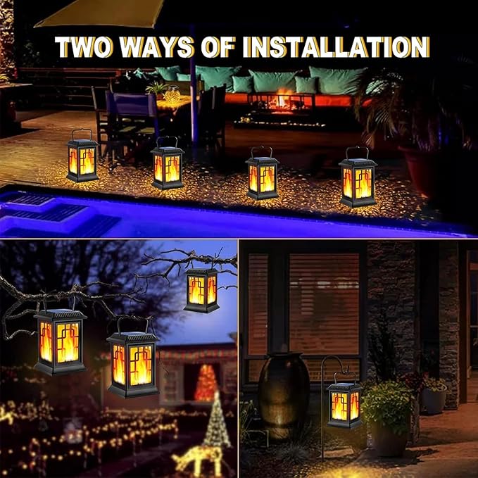 Solar Lanterns Outdoor Waterproof Hanging Solar Lanterns Garden Lights Solar - Image 7