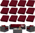 Outdoor Cushion Covers Set, Replacement by SUKAIKEQA