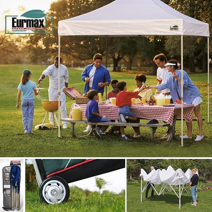 Eurmax USA 8'x8' Pop-up Canopy Tent Commercial Instant Canopies - Image 6