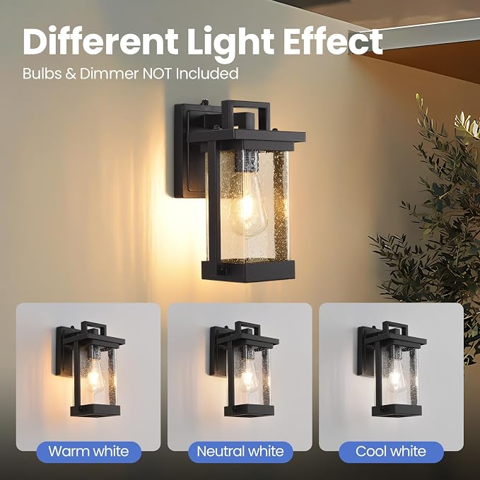 Outdoor Wall Lights, Waterproof Outdoor Wall Sconce - Image 7