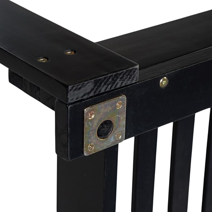 Harper & Bright Designs Patio Wooden Twin Size Porch Swing Daybed Frame - Image 5