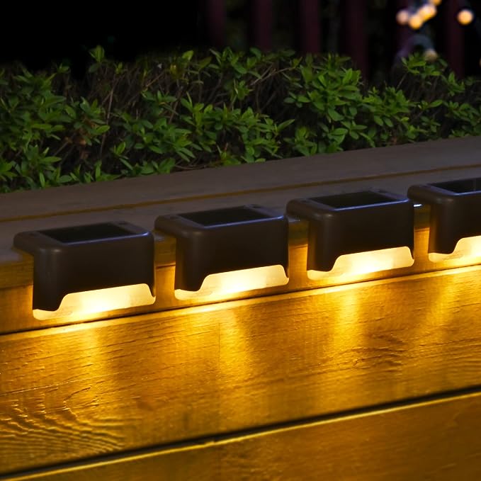 SOLPEX Solar Deck Lights 12 Pack, Waterproof Led Lights - Image 3