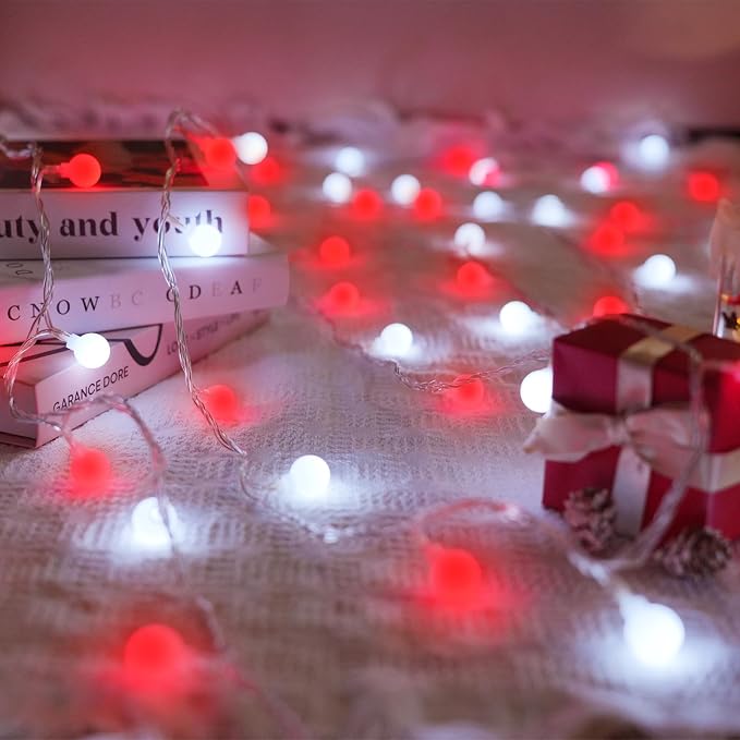 43FT 100LED Connectable Globe String Lights Indoor Outdoor - Image 4