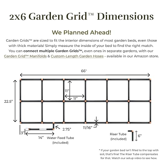 Garden Grid Watering System | Raised Garden Bed Drip Irrigation System – But - Image 9