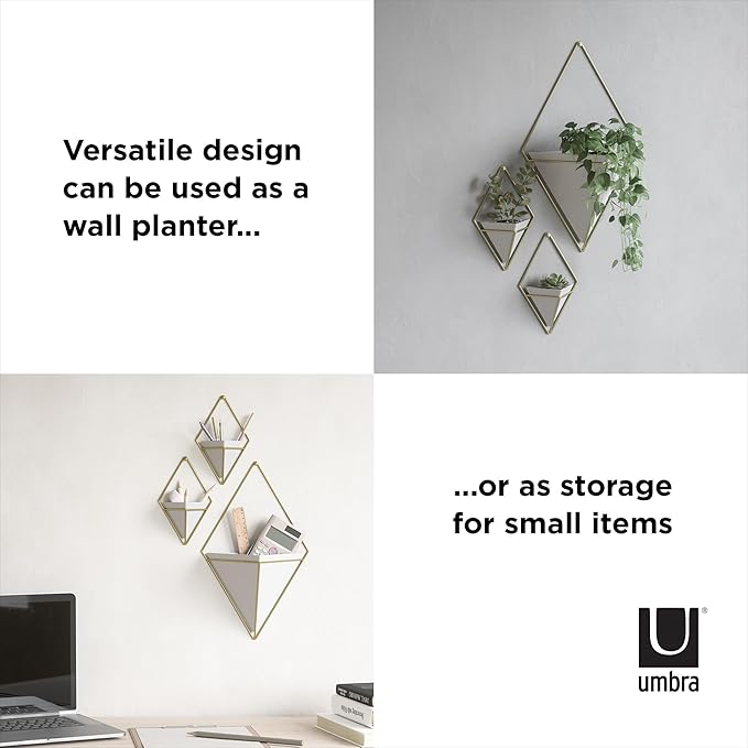 Umbra Trigg Hanging Planter Vase Wall Decor, Faux Plants, and More - Image 6