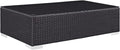 Modway Convene Wicker Rattan Outdoor Patio Coffee Table in Espresso by Modway