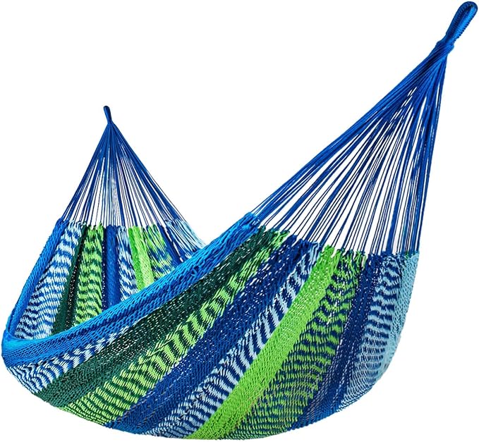 Lazy Daze Hammocks Handwoven Mayan Hammock, 10.5 FT Soft Rope Double Hammocks by LazyDazeHammocks
