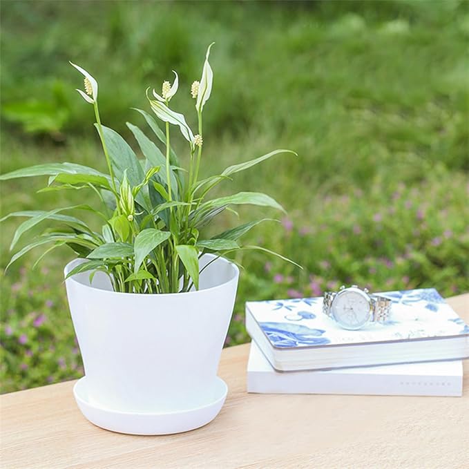 Tergy 50 Pack 4 Inch Plant Pots Bulk Small Plastic Planters Pots - Image 5