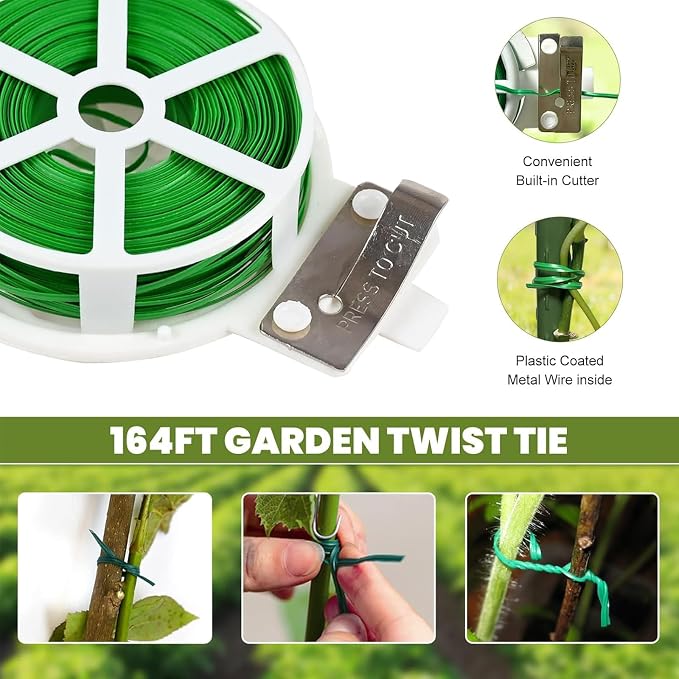 Cucumber Trellis 2 Pack, Foldable A-Frame Garden Trellis - Image 7