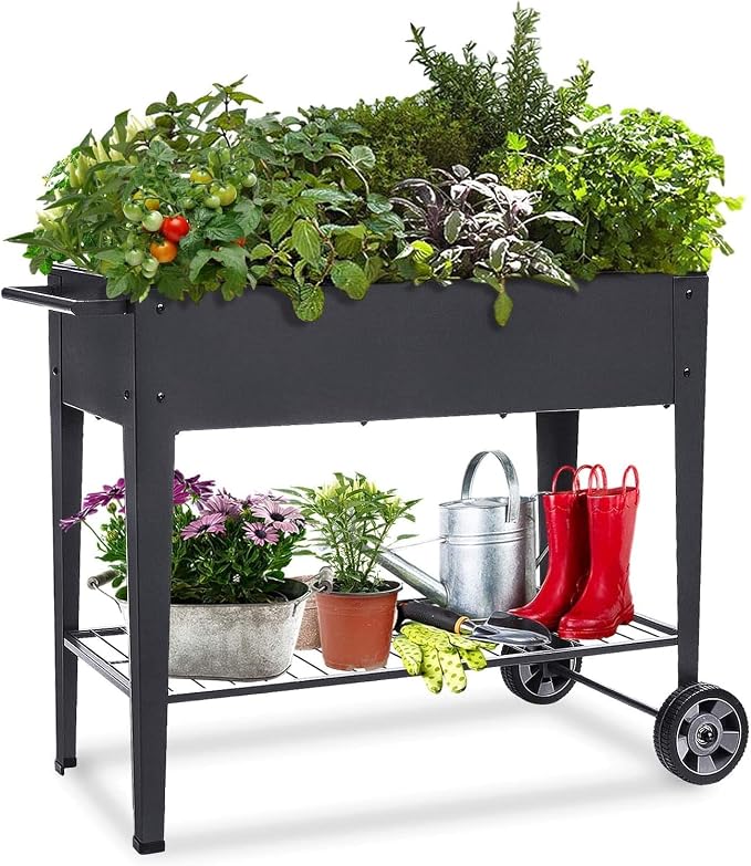 31.5" Tall Raised Garden Bed by FOYUEE