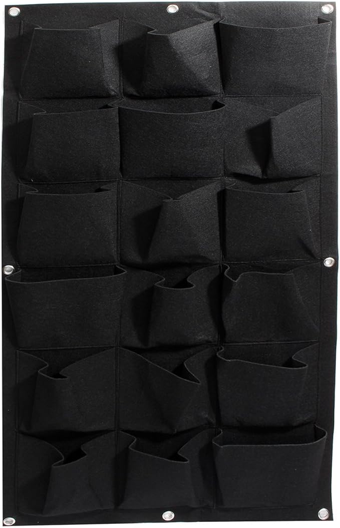 Ogrmar 18 Pockets Vertical Wall Garden Planter Plant Grow Bag by Ogrmar
