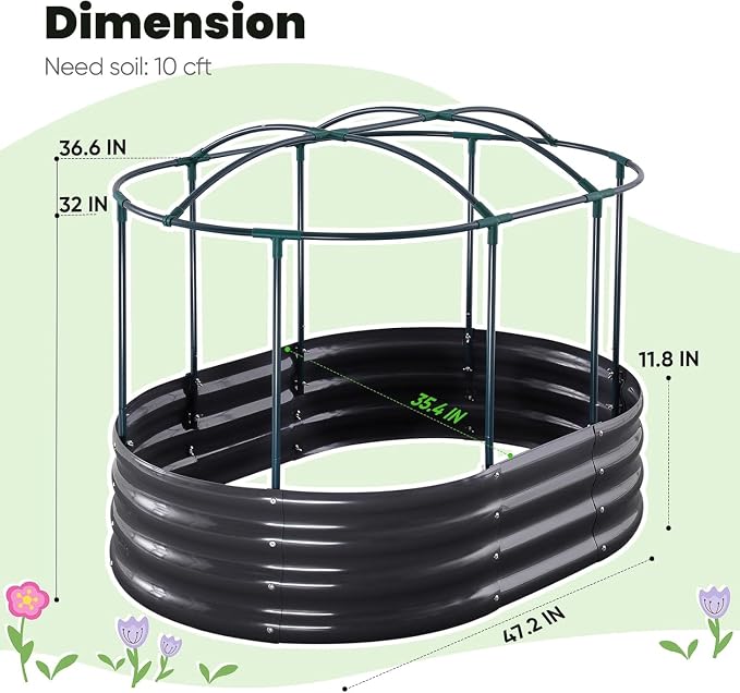 KING BIRD Raised Garden Bed - Image 7