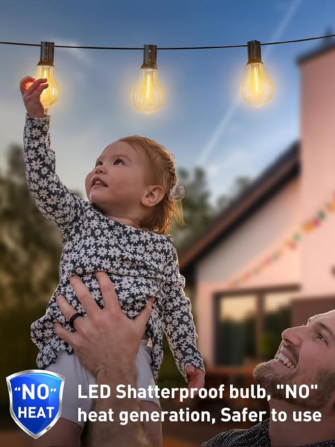 String Lights for Outside 200 FT Outdoor String Lights Waterproof - Image 3