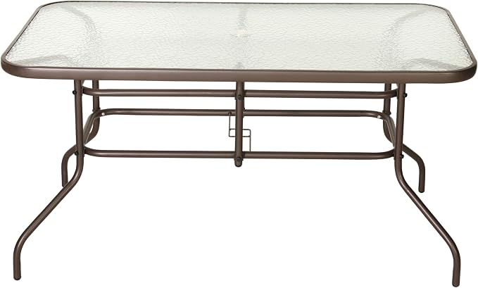 Flash Furniture Tory 31.5" x 55" Rectangular Tempered Glass Metal Table - Image 7