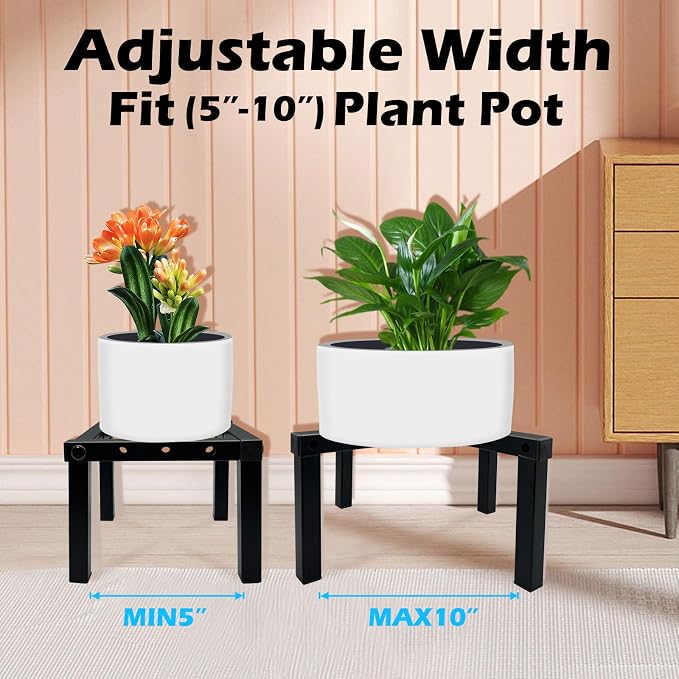 Four Legs Adjustable Metal Plant Stand - Image 7