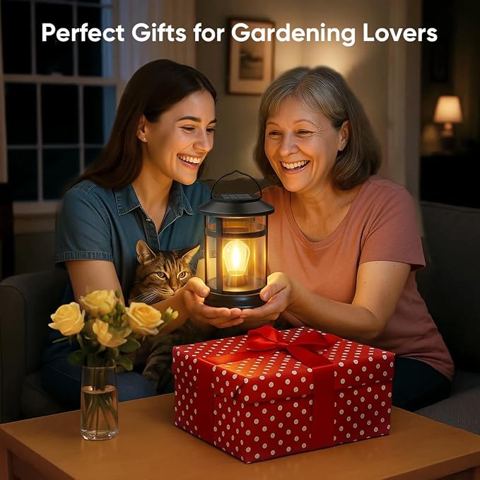 Solar Lanterns Outdoor Waterproof: 1 Pack Hanging Solar Lights - Image 4