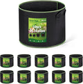Delxo 10 Pack 20 Gallon Plant Grow Bags Heavy Duty Aeration Fabric Pots by Delxo