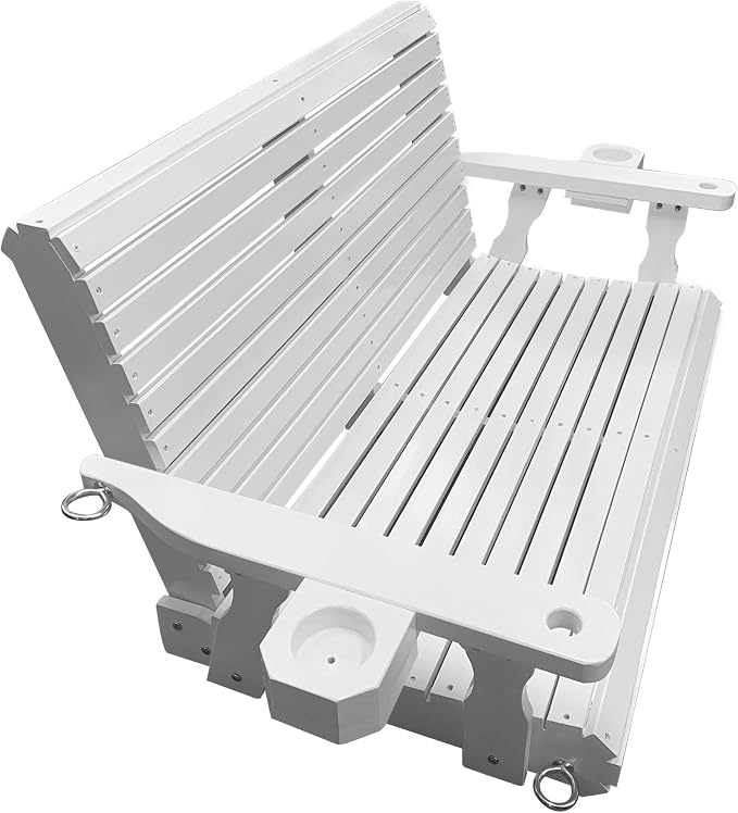 Wooden Porch Swing 2-Seater, Bench Swing - Image 7