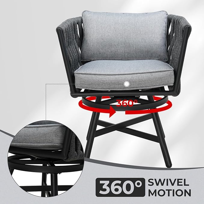 Grand patio 5-Piece Outdoor Dining Set - Image 4