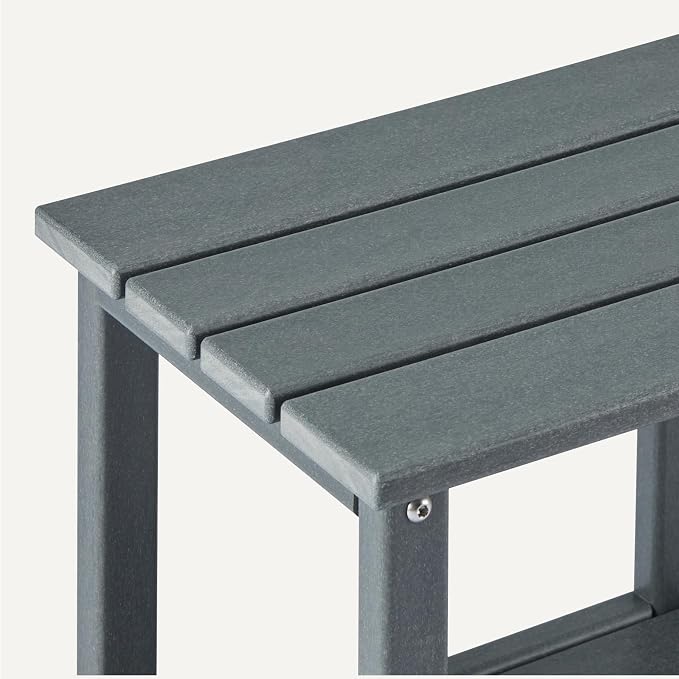 Amazon Basics Outdoor Side Table, 41.91cm x 32cm x 41.91cm - Image 5