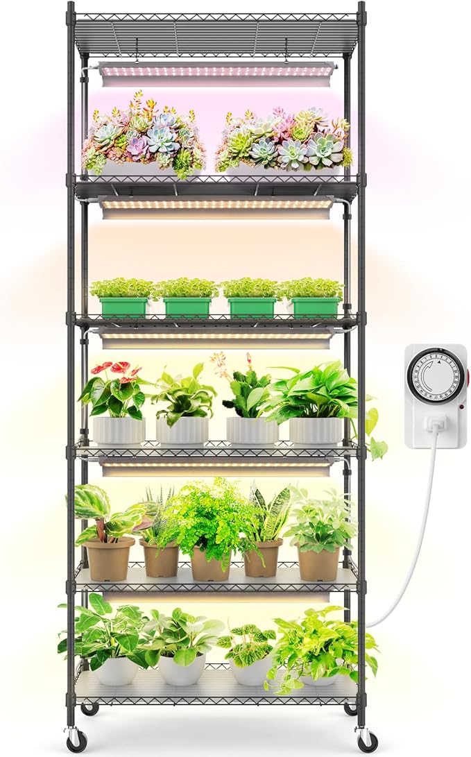 Barrina CX2 Plant Stand with Grow Lights by Barrina