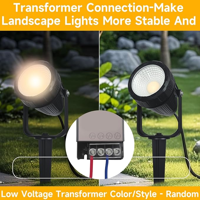 Low Voltage Safety Landscape Lights Outdoor: 7W 840LM LED Landscape Lighting - Image 5