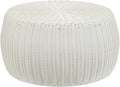Resin Wicker Storage Stool or Side Table by HouseholdEssentials