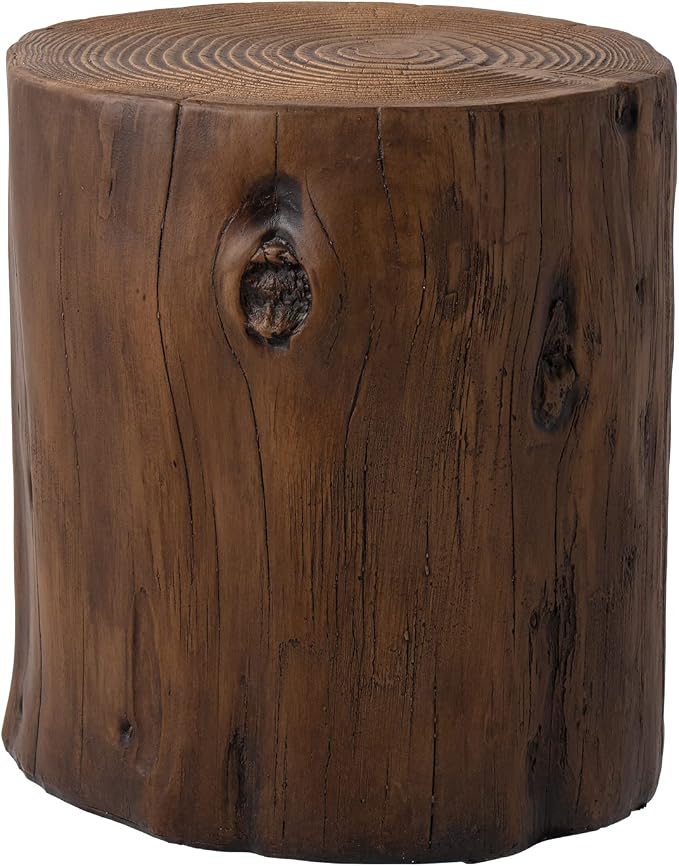 SUNBURY Stump Side Table, Concrete Side Table Garden Stool by SUNBURY