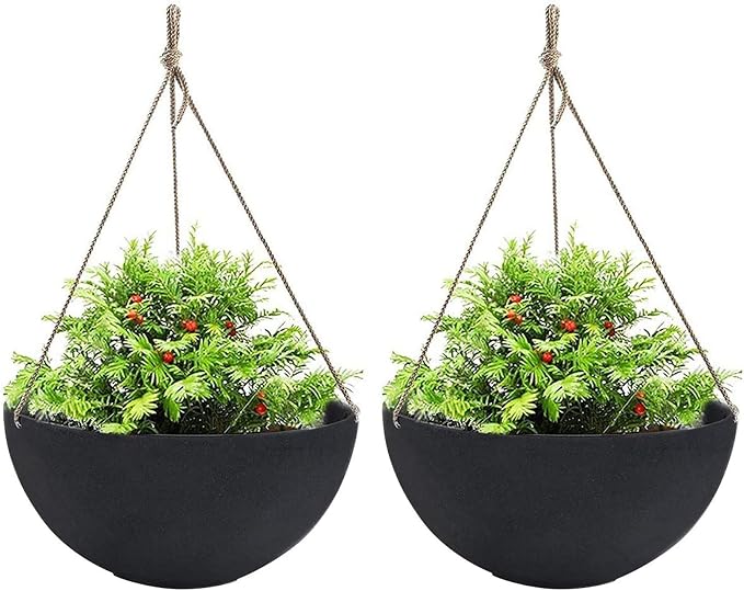 LA JOLIE MUSE Hanging Planters for Outdoor Plants, Large Hanging Planter by LaJol%C3%ADeMuse