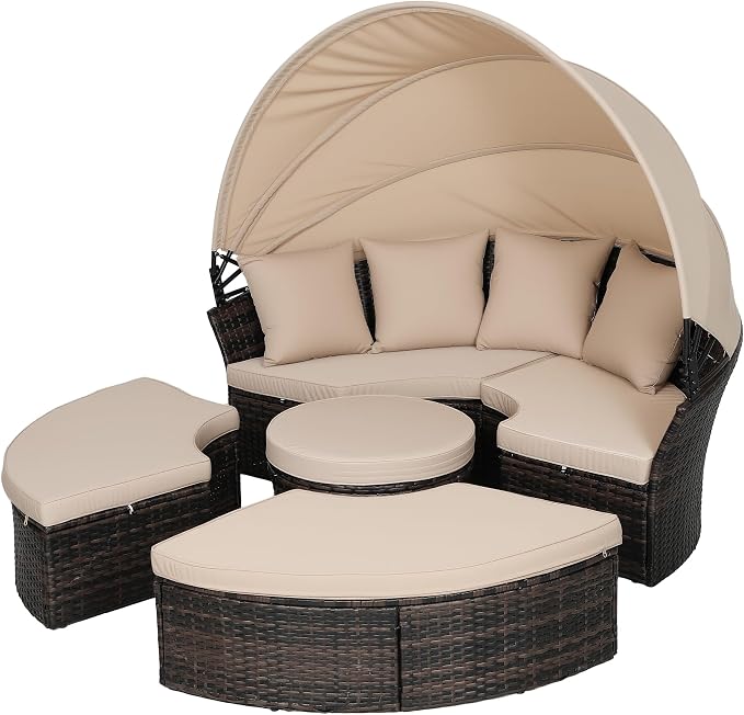 Incbruce Patio Round Daybed - Image 8