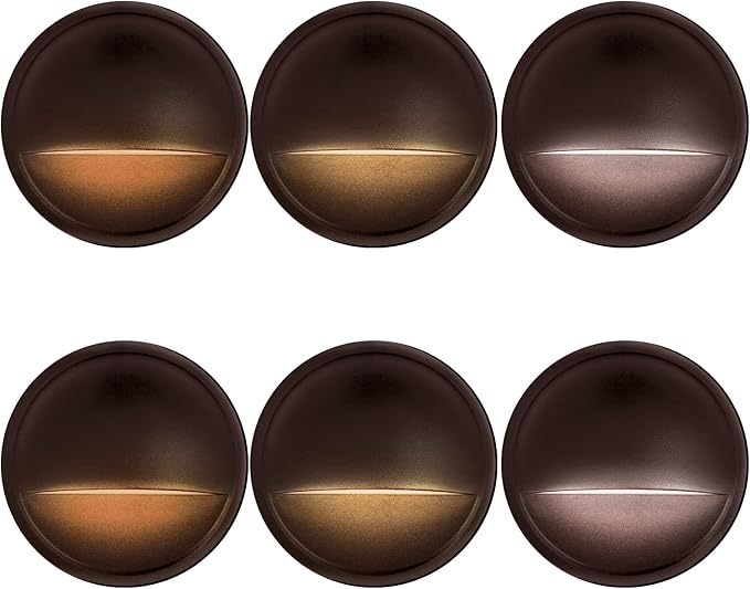 LED Low Voltage Deck Lights Outdoor Waterproof, 12V-24V AC/DC Die-cast Aluminum - Image 7
