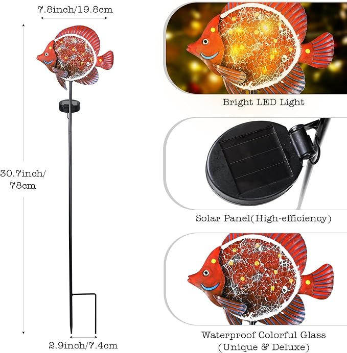 Yiosax-Solar Outdoor Lights Decorative-Yard Outdoor Decorative - Image 3