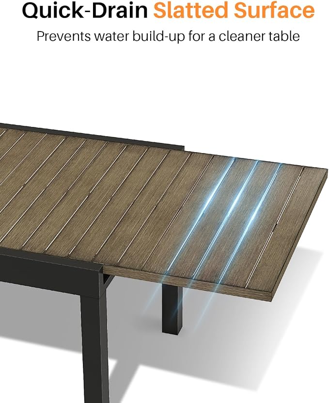 Extendable Outdoor Dining Table - Image 8
