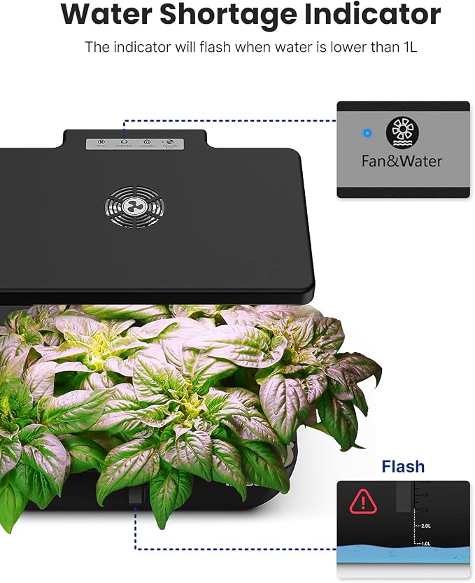 iDOO Hydroponics Growing System Kit 12Pods WiFi, Christmas Gifts - Image 6