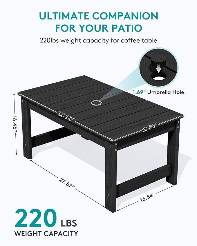 SERWALL Outdoor Coffee Table - Image 3