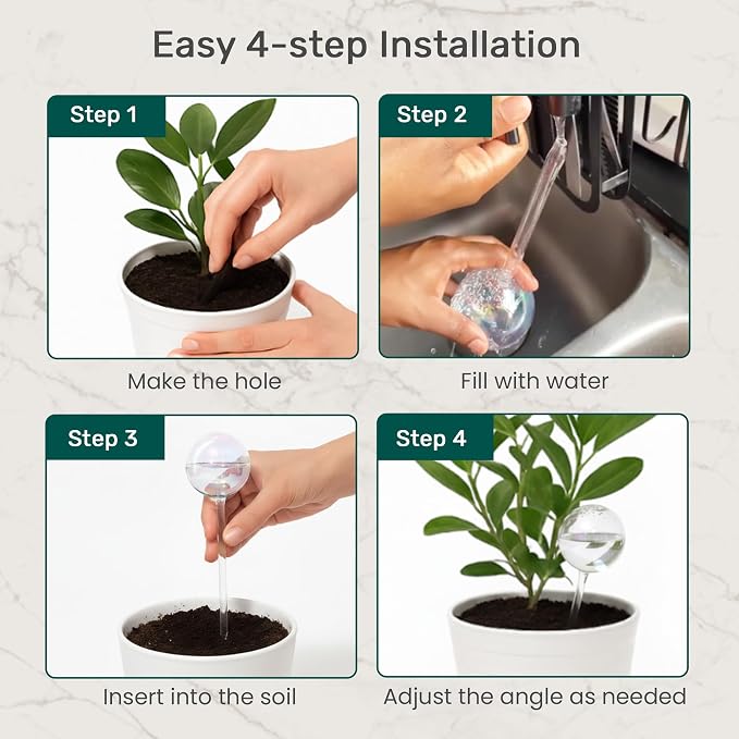 Automatic Plant Watering Globes Self Watering Planter Inserts | Hands Free - Image 5
