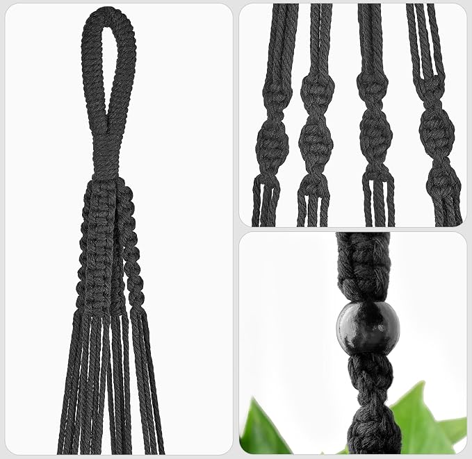 Mkono 43 Inch Macrame Plant Hanger Large - Image 5