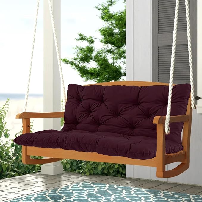 2-3 Seat Swing Replacement Cushion, Outdoor Bench Cushions - Image 7