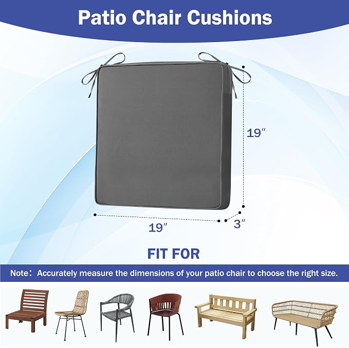 is Outdoor Cushions 4pcs Set, Outdoors Seat Cushions Set of 4 - Image 2