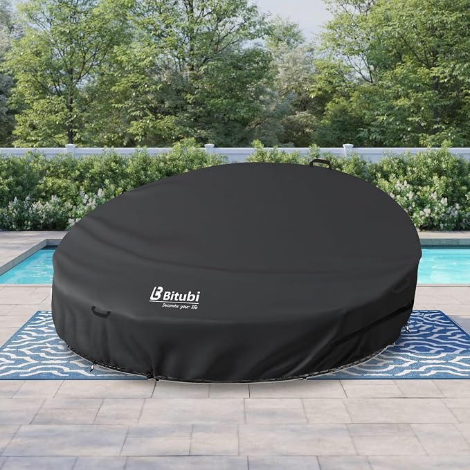 Bitubi 75 Inch Heavy Duty Waterproof Outdoor Daybed Cover - Image 5