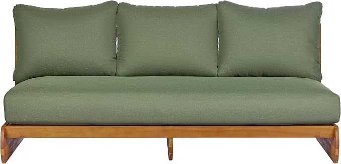 Christopher Knight Home Poppy Acacia Wood Outdoor 3 Seater Sofa - Image 4