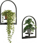 2 Pack Plant Stand Indoor Outdoor Hanging Planters by NUZZERO