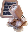 AquaHEX 60X Solar Underwater Submersible Spotlight, Pond Pool Fountain Water by SolarLightMart