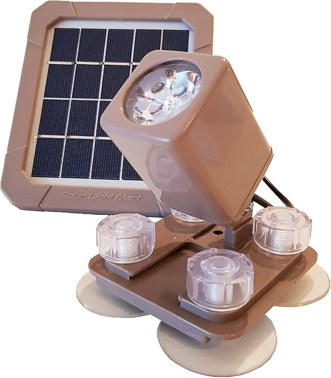 AquaHEX 60X Solar Underwater Submersible Spotlight, Pond Pool Fountain Water by SolarLightMart