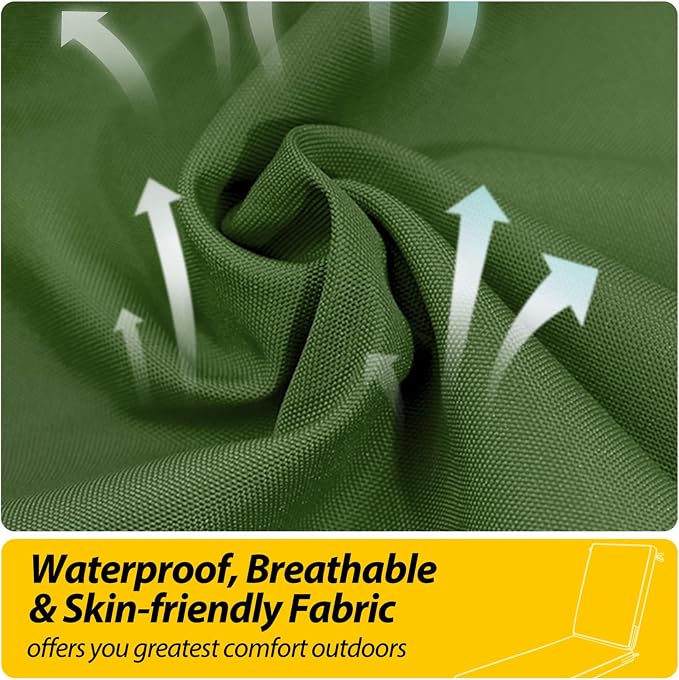 AAAAAcessories Outdoor Chaise Lounge Cushions, Fade-Resistant, Waterproof Patio - Image 4