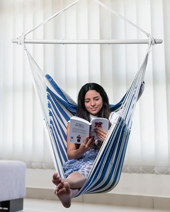 ADVOKAIR Hammock Chair Large 70.9"x47.2", 32% Bigger XXL Hanging Swing Chair - Image 2