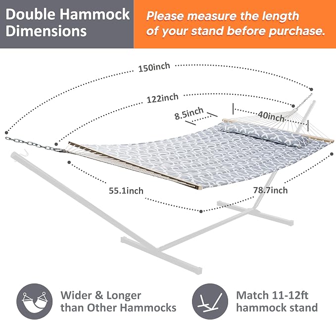 SUNCREAT Double Quilted Hammock - Image 4